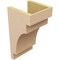 Ekena Millwork 8"W x 8"D x 16"H Wide Mediterranean Rough Cedar Woodgrain TimberThane Corbel, Primed Tan CORUR08X08X16MEDRCPR - alternate 2